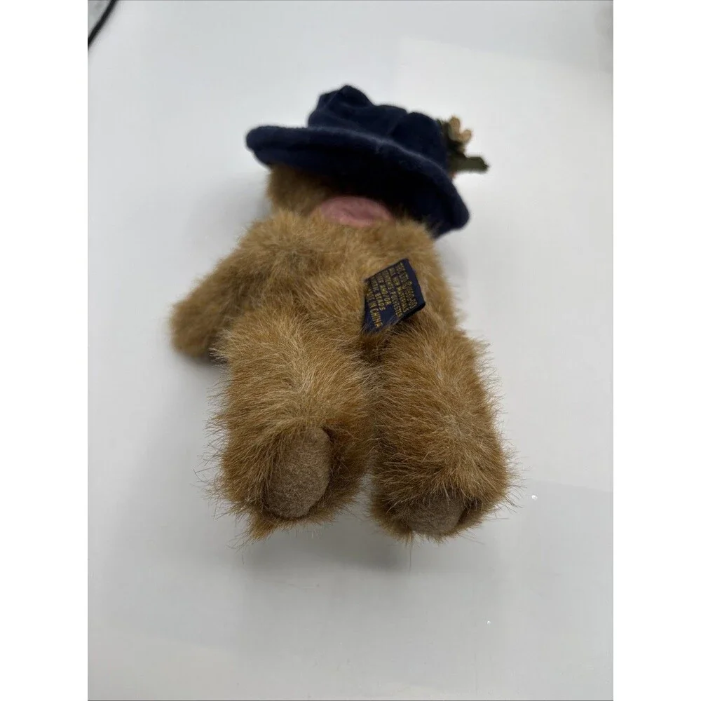 Vtg 1990 Boyd's Bear Yvette Dubeary Jointed Plush Stuffed Animal Toy w/ Hat 8